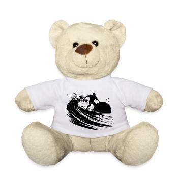 Surfeur - Nounours - blanc - Devant