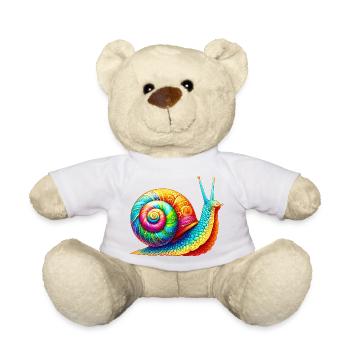 Schnecke - Teddy - Weiß - Vorne