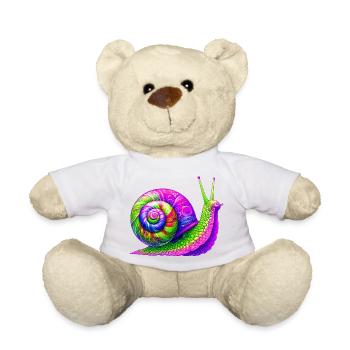 Escargot - Nounours - blanc - Devant