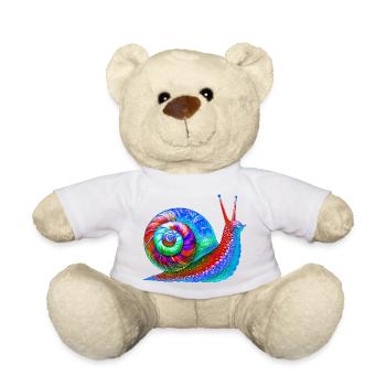 Escargot - Nounours - blanc - Devant