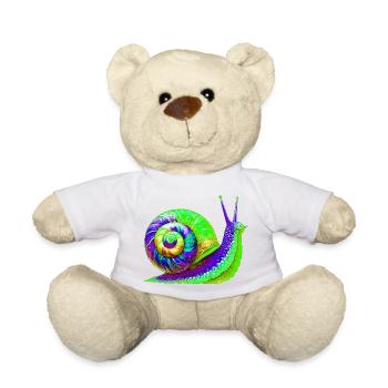 Schnecke - Teddy - Weiß - Vorne