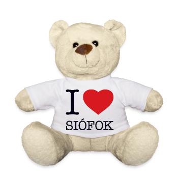 I LOVE SIOFOK - Teddy Bear - white - Front