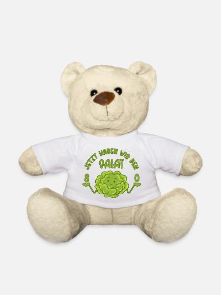 80. Geburtstag - Jetzt haben wir den Salat 80 - Teddy - Weiß