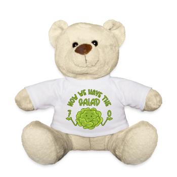70. Geburtstag - Now we have the salad 70 - Teddy - Weiß - Vorne