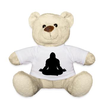 Bigfoot Meditation Silhouette - Teddy - Weiß - Vorne