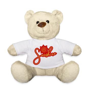 Sunshine Sun Icon - Teddy Bear - white - Front