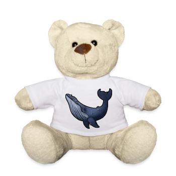 Humpback whale - Teddy Bear - white - Front