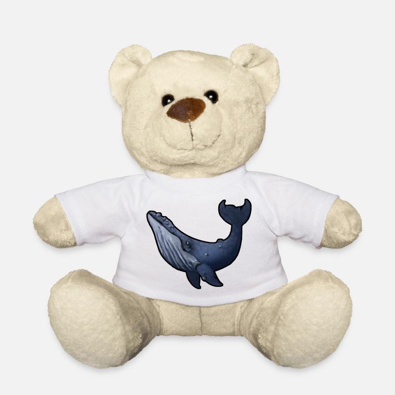 Buckelwal - Teddy - Weiß