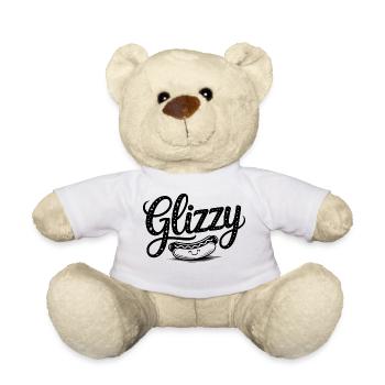 Glizzy - Cool Fast Food Design - Teddy Bear - white - Front