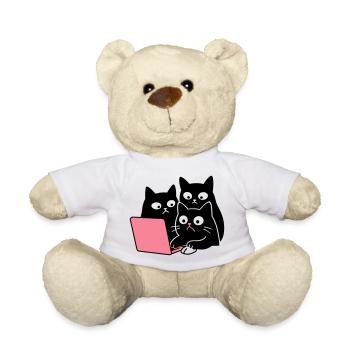 Cute Catcontent - Teddy - Weiß - Vorne