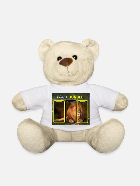 Crazy jungle - Teddy Bear - white