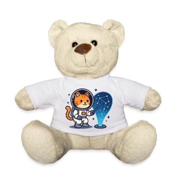 Space Cat Constellation – Kawaii - Teddy - Weiß - Vorne