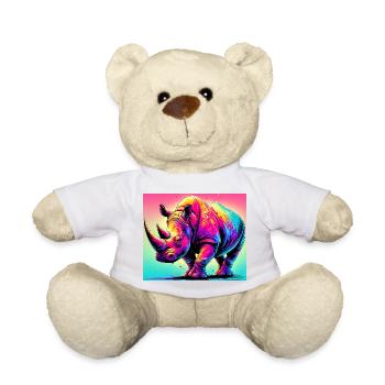 Nashorn - Teddy - Weiß - Vorne