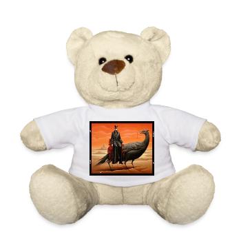 Fantasy bird with gothic figure surreal fantasy - Teddy Bear - white - Front