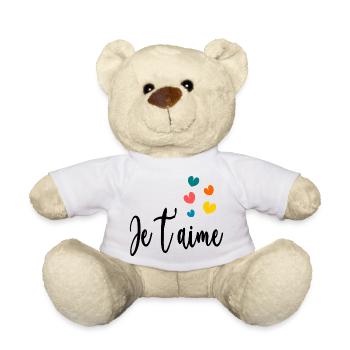 LIEBE. PAAR. GERADE VERHEIRATET. EVJF. VALENTINSTAG. - Teddy - Weiß - Vorne
