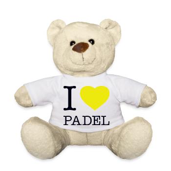 I Love Padel - Teddy - Weiß - Vorne