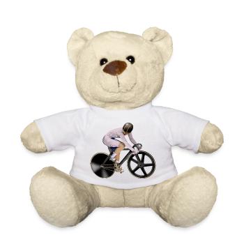 Cycling - Teddy Bear - white - Front