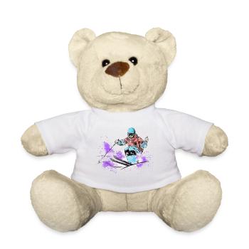 Ski de bosses - Nounours - blanc - Devant