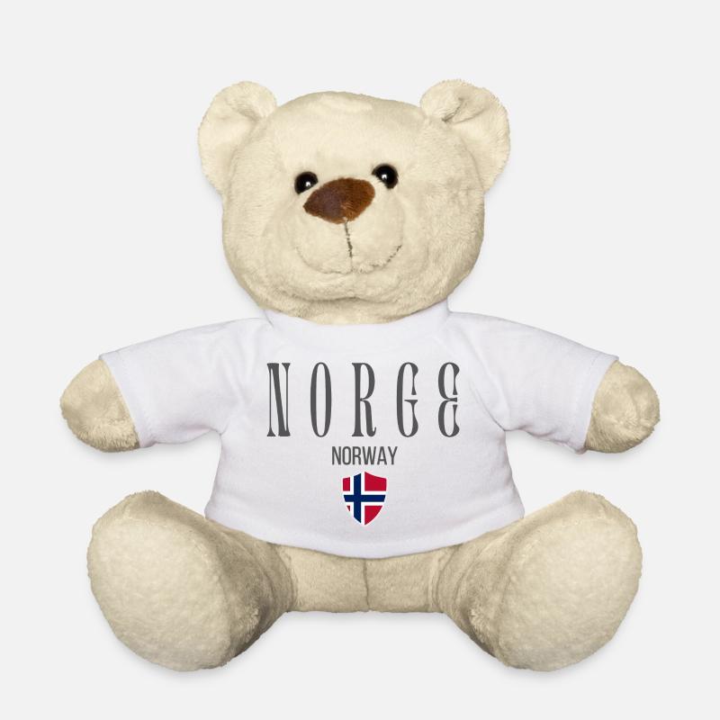 Fierté norvégienne, design minimaliste et élégant - Nounours - blanc