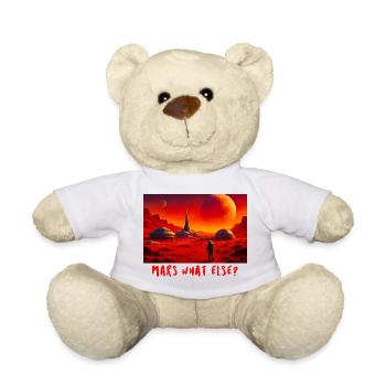 Mars Story: Red World Exploration - Teddy Bear - white - Front