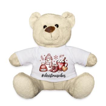 Winter Magic Christmas Vibes - Teddy Bear - white - Front