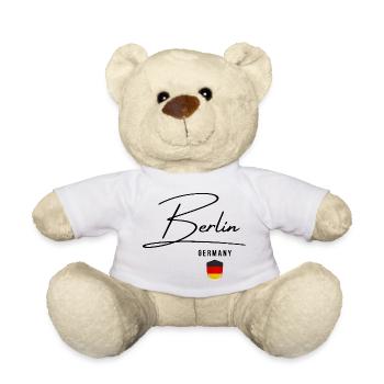 Elegantes Design Berlin, ich liebe Berlin - Teddy - Weiß - Vorne