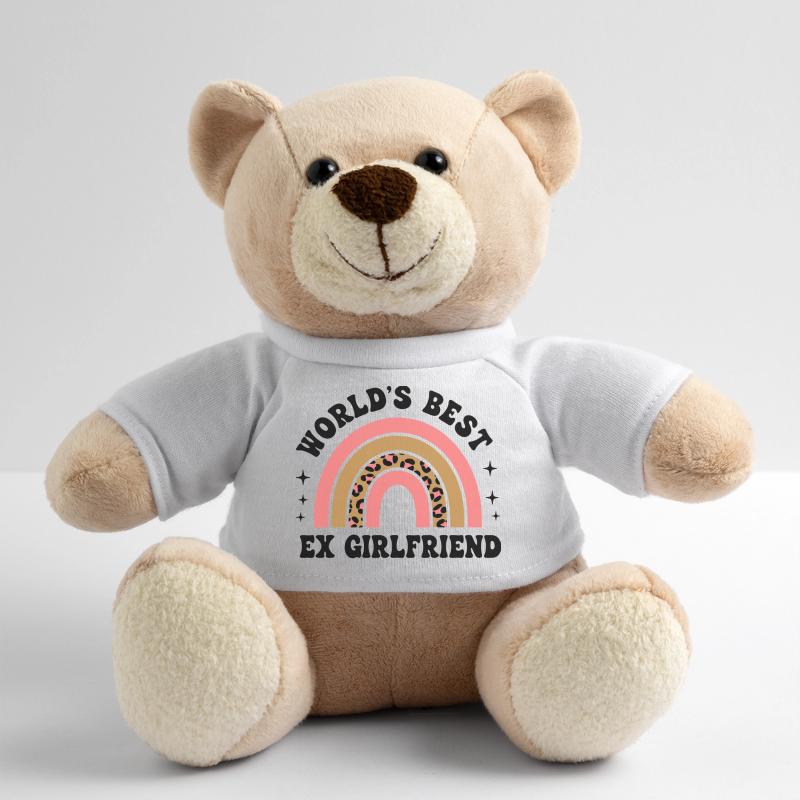 Leopard Rainbow Pattern Teddy Bear