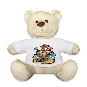 Sommerabenteuer Oma auf Elektromobil - Teddy - Weiß - Vorne