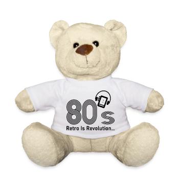 80er Jahre - Teddy - Weiß - Vorne