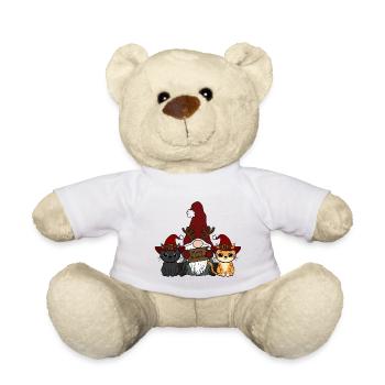 Katzen Wichtel  - Teddy - Weiß - Vorne