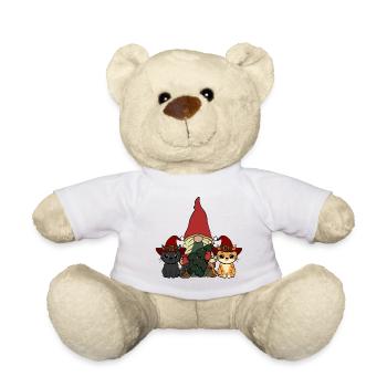 Katze Wichtel  - Teddy - Weiß - Vorne