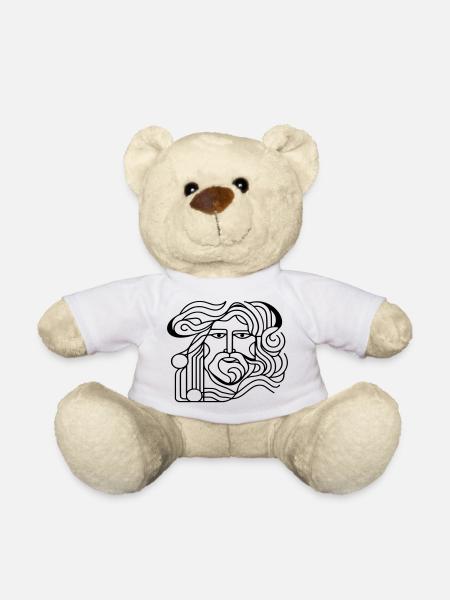 Antiker Mann. - Teddy - Weiß