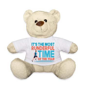 Courir Courir Courir Courir le Temps le Plus Difficile Marathonienne - Nounours - blanc - Devant