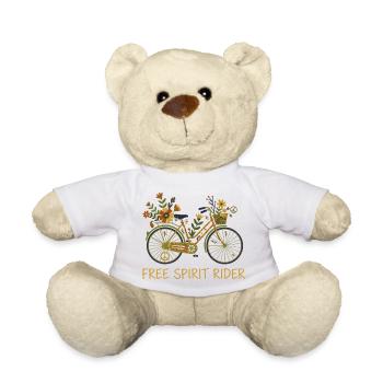Free Spirit Rider Floral Fahrrad - Teddy - Weiß - Vorne