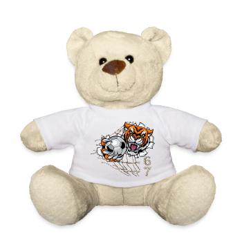 Lustiges Meme 67 Football Six Seven Brainrot Lover - Teddy - Weiß - Vorne