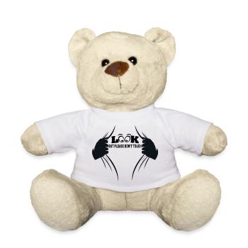 Gucken aber bitte nicht anfassen - Teddy - Weiß - Vorne