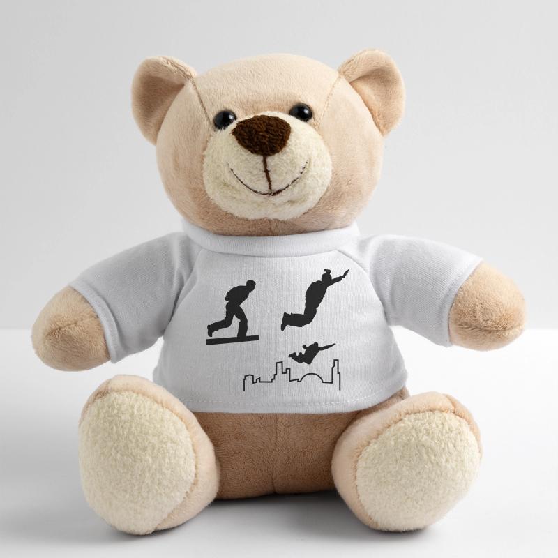 Base jumping Teddy Bear