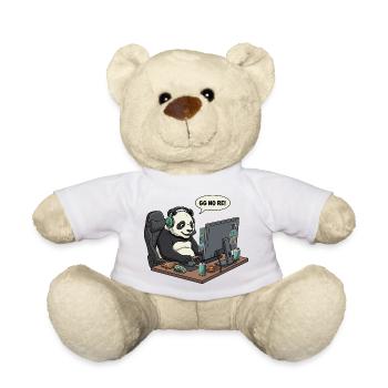 Panda Gamer GG NO RE - Teddy - Weiß - Vorne