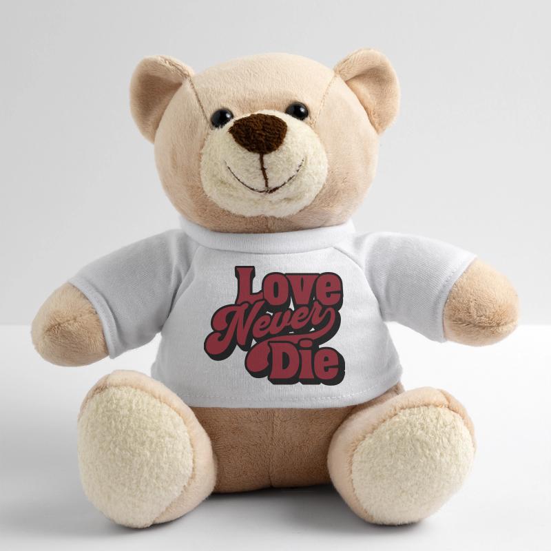 Love Never Die – Vintage Script Statement Teddy