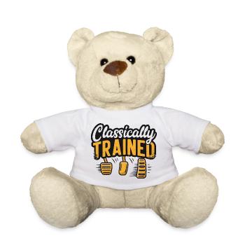 Klassisch ausgebildete manuelle Fahrerpedale - Teddy - Weiß - Vorne