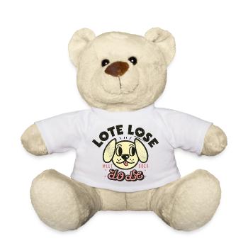 Retro pastel dog joIlace - Teddy Bear - white - Front