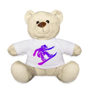 Statement für alle Snowboard für Frauen - Teddy - Weiß - Vorne