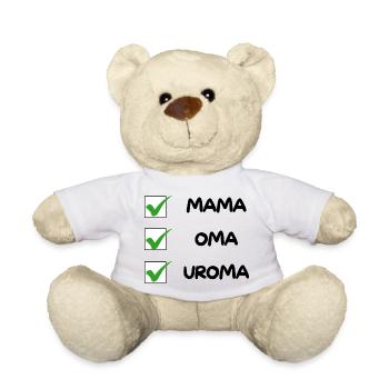 GREAT-GRANDMOTHER Checklist - Teddy Bear - white - Front