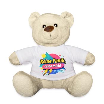 Keine Panik ohne mich! - Teddy - Weiß - Vorne