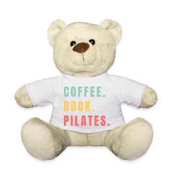 PILATES DE LIVRES DE CAFÉ - Nounours - blanc - Devant