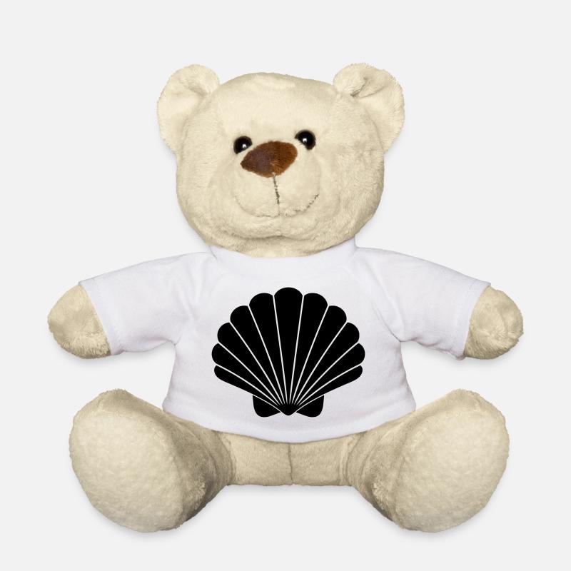 Shell Symbol Minimal Maritime - Teddy Bear - white