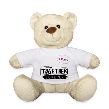 Together Forever - Nounours - blanc - Devant