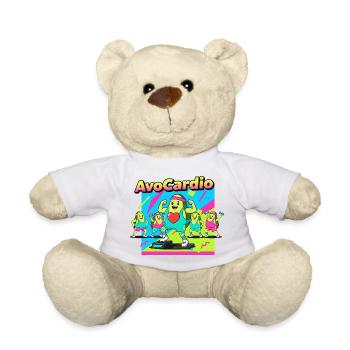 AvoCardio Fitness Avocado - Teddy Bear - white - Front