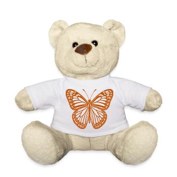 Schmetterling - Teddy - Weiß - Vorne