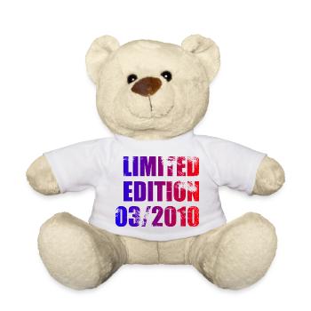 16e anniversaire Édition Limitée 03/2010 - Nounours - blanc - Devant
